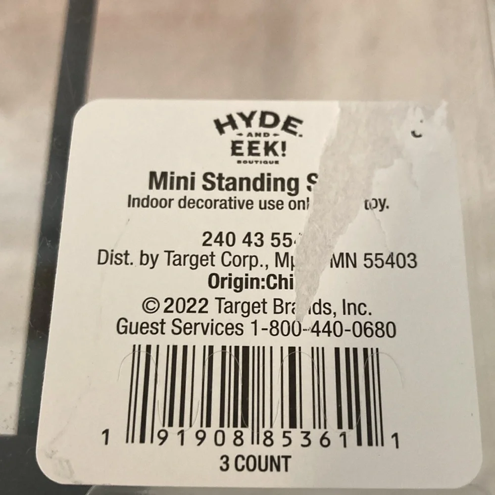 Target Hyde and Eek 2022 Halloween Mini Standing Signs